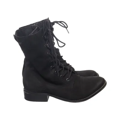Bottes à lacets (Noir) de Roberto Santi Cuir