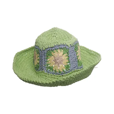 Buckethatt (Grön, Flerfärgad)