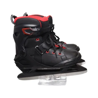 Ice skates (Black, Red) from Oxelo