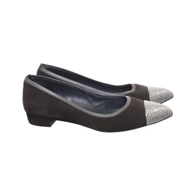 Ballet flats (Gray, Silver) from Patrizia Dini Leather