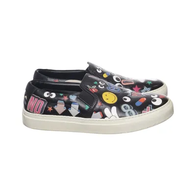 Slip-ons (Black, Multicolored) from Anya Hindmarch