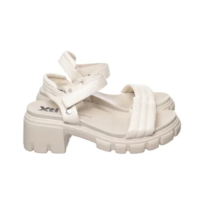 Sandals (Beige) from XTI Leather