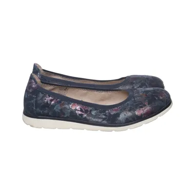 Ballet flats (Blue, Multicolored) from Footflexx Leather