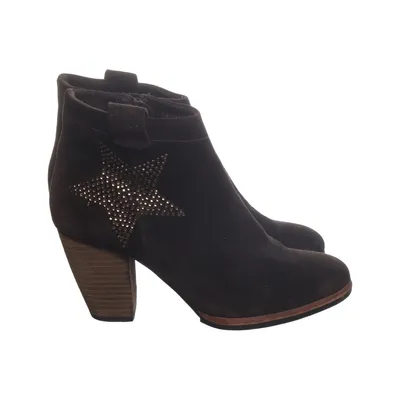 Heeled boots (Brown) from Miss Behave Leather