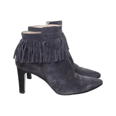 Bottes à talons (Bleu) de Progetto Cuir