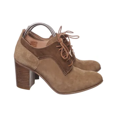 Heeled boots (Brown) from Felmini Leather