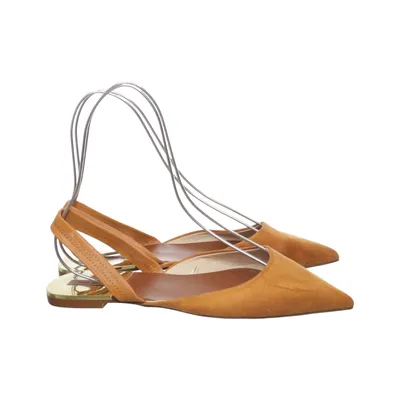 Ballerinasko (Brun) fra Zara Basic Collection Læder