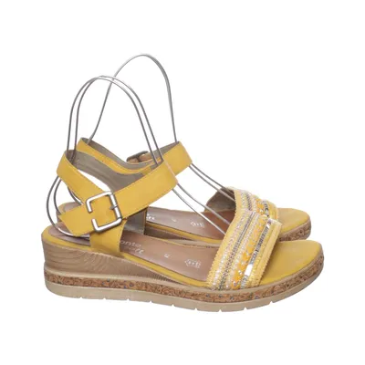 Sandaler (Gul, Flerfärgad) från Remonte Skinn