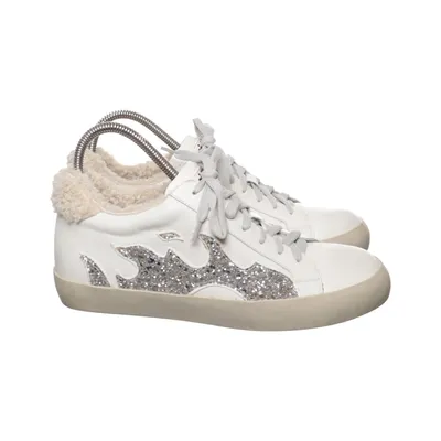 Baskets (Blanc, Gris, Beige) de Bibi Lou Cuir