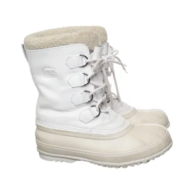 Laced boots (White) from Sorel Leather