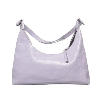 Shoulder-bag (Purple) from M by MNG Polyester, Polyurethane