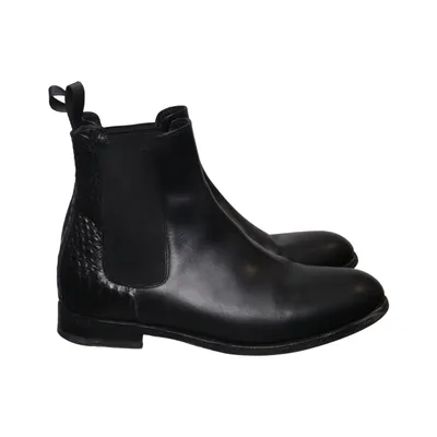 Chelsea boots (Zwart) van Scarosso Leer