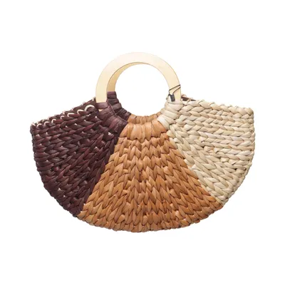 Handtasche (Braun, Beige, Mehrfarbig)
