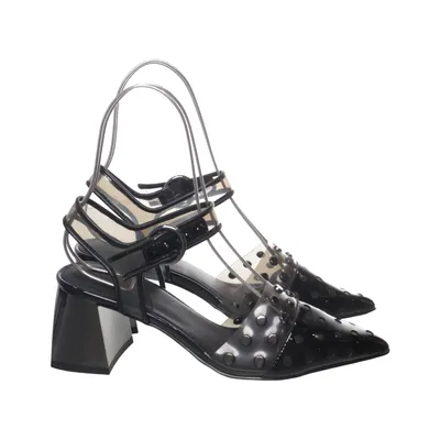High heels (Black) from What For Leather