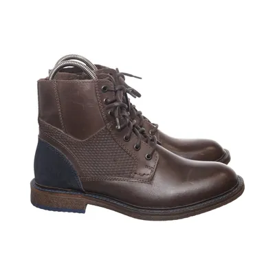 Schnürstiefel (Braun) von 19V69 Italia by Versace 1969 Leder