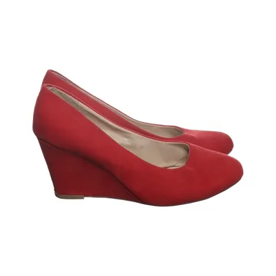 Chaussure compensées (Rouge) de Lucky Shoes