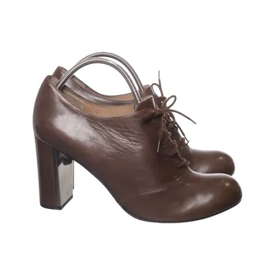 Bottes à talons (Marron) de Luciano Barachini Cuir