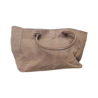 Handväska (Beige) Skinn