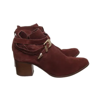 Heeled boots (Brown, Red) from Carlton Leather