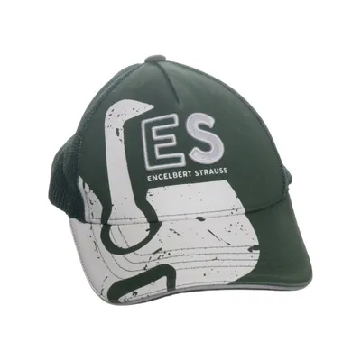 Trucker cap (Green, White) from Engelbert Strauss Cotton, Elastane, Polyester