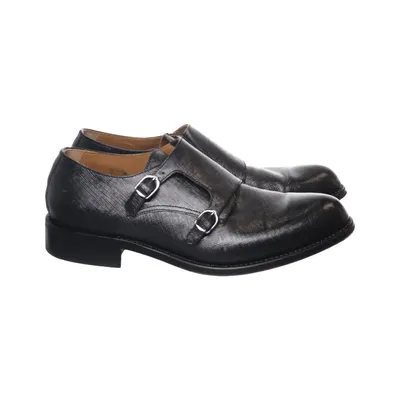 Monk strap shoes (Black) from Gallucci Leather