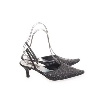 Mules (Black, Silver) from Rosa Rosa