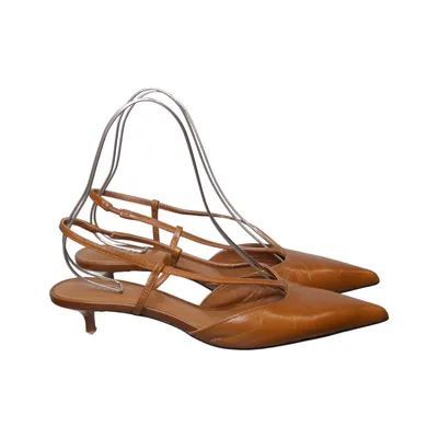 Escarpins (Marron) de Zara Cuir