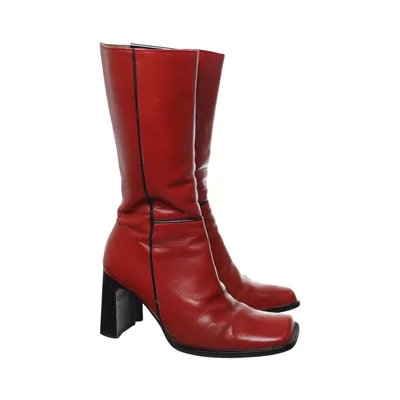 Boots (Red) from Spiral Leather