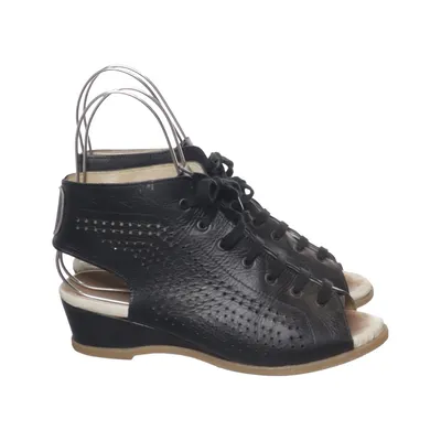 Ankle boots (Black) from Luftpolster Leather