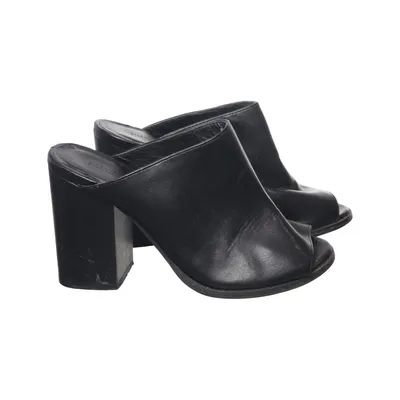 Mules (Black) from Silence + Noise Polyurethane