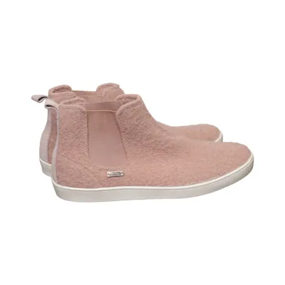 Hausschuhe (Pink) von Living Kitzbühel Leder