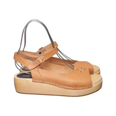 Sandalen (Braun) von Swedish Hasbeens Leder