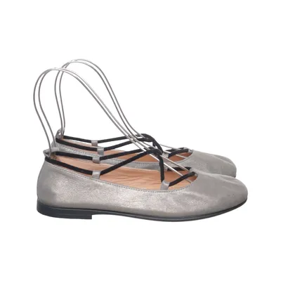 Ballet flats (Silver) from Unisa Leather