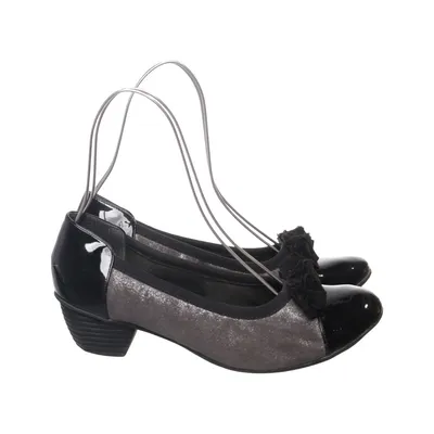 Wedges (Black, Gray) from Ashy Leather