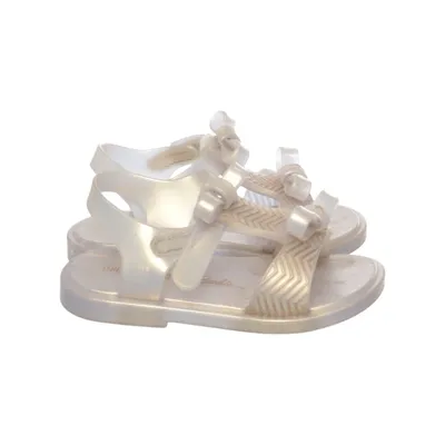 Sandals (Gold) from Mini Melissa Polyurethane