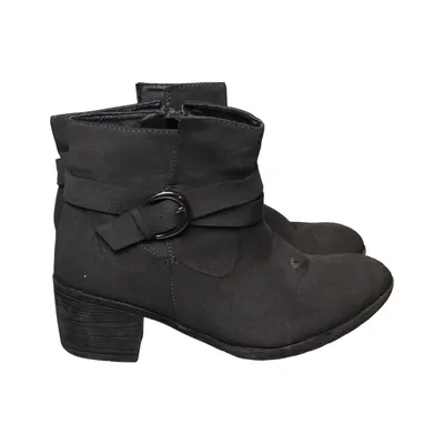 Bottines (Gris) de Alyssa Coton, Polyester