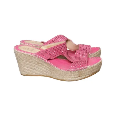Chaussure compensées (Rose) de Vidorreta Cuir
