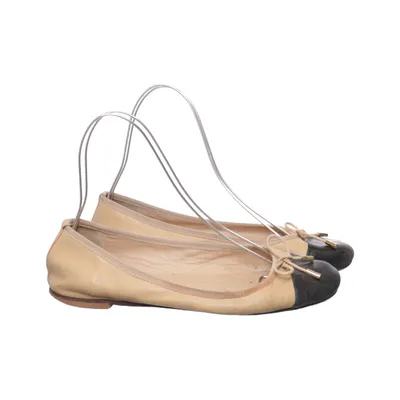 Ballerinaskor (Beige, Svart) från Scarosso