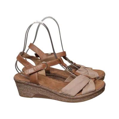 Kilehælssko (Brun, Beige) fra Puccetti