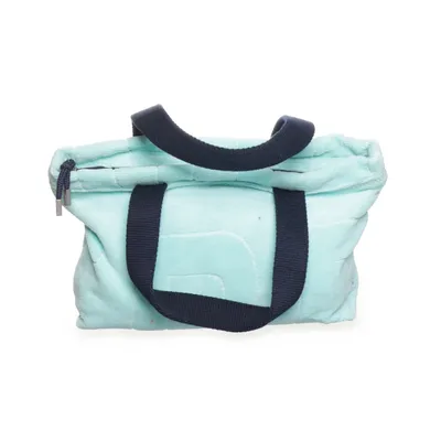 Handväska (Turkos, Blå) från Vilebrequin Bomull, Skinn