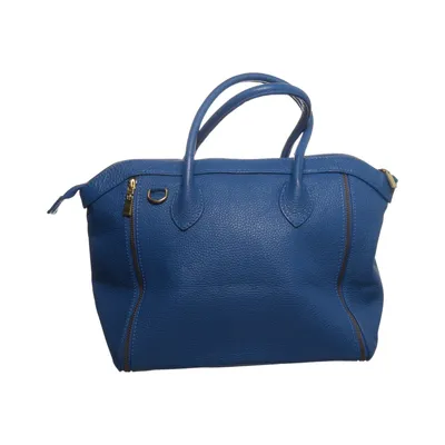 Handbag (Blue) from Made in italy Leather