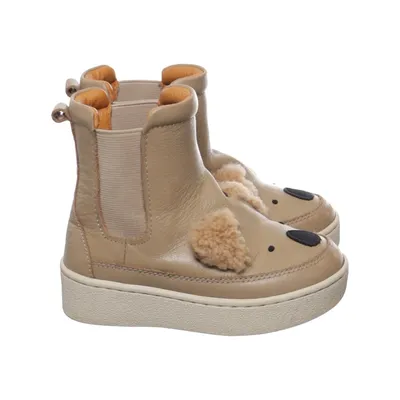 Chelsea boots (Beige) from Donsje Leather