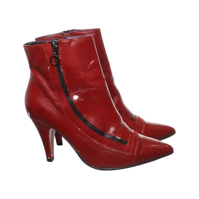 Bottes à talons (Rouge) de Street Cuir