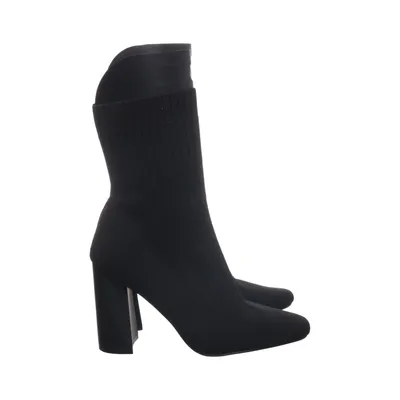 Heeled boots (Black) from Diamantique