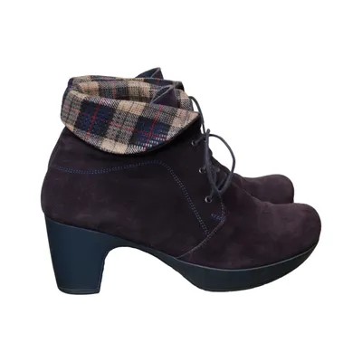 Heeled boots (Blue) from Think! Leather