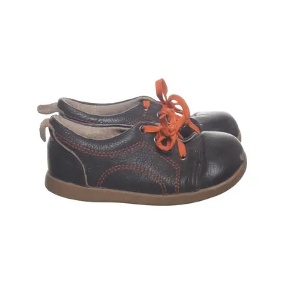 Baby slofjes (Bruin, Oranje) van Blue Leer