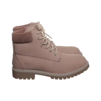 Laced boots (Pink) from Weinbrenner Leather