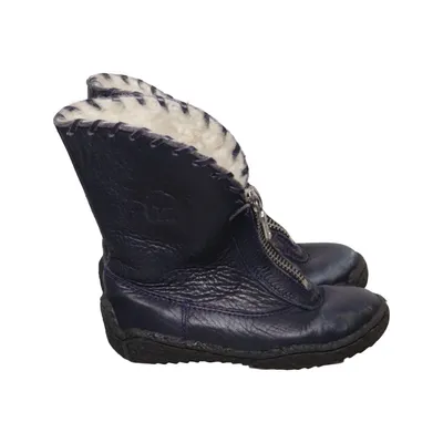 Bottines (Bleu) de Pom d'Api