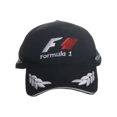 Baseballkeps (Svart, Flerfärgad) från Formula 1 Bomull