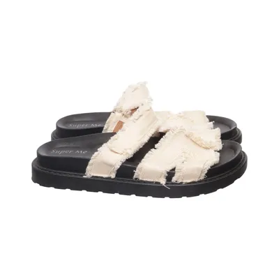 Slip-ins (Beige, Zwart) van Super Me Katoen, Polyurethaan